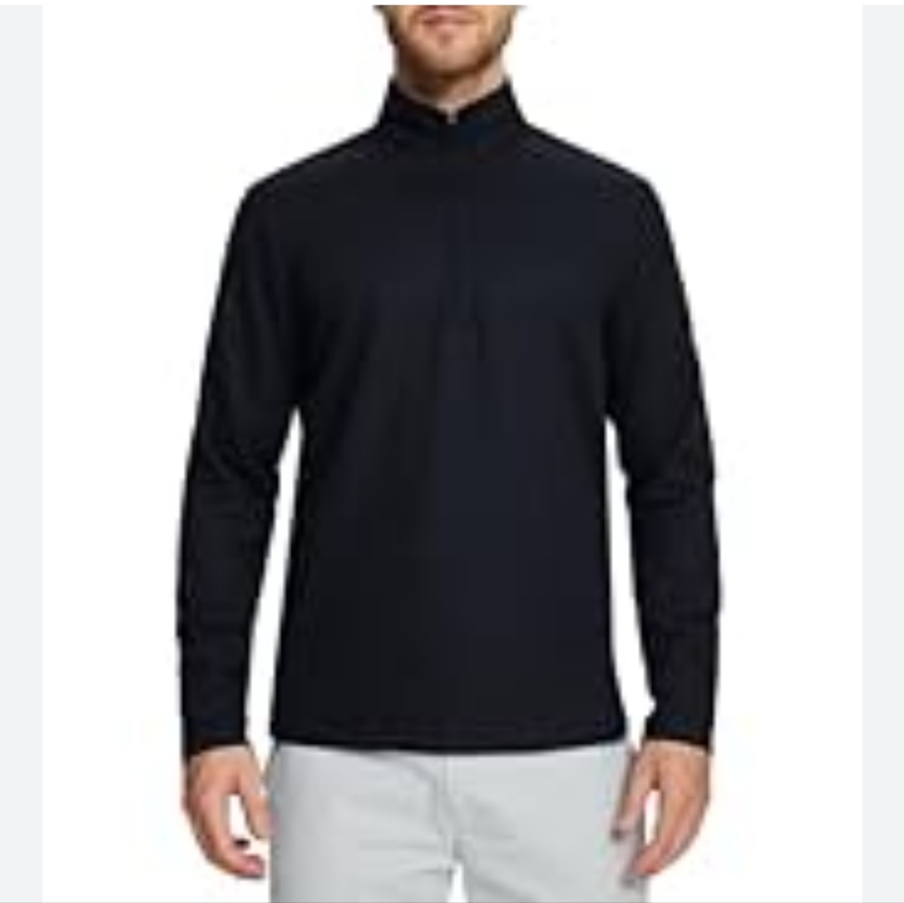 Michel‎ Rouen Black Performance Pullover Size M
